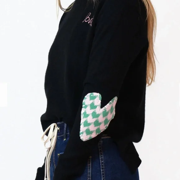 Black Crew Neck Sweater - Picture 3 of 8